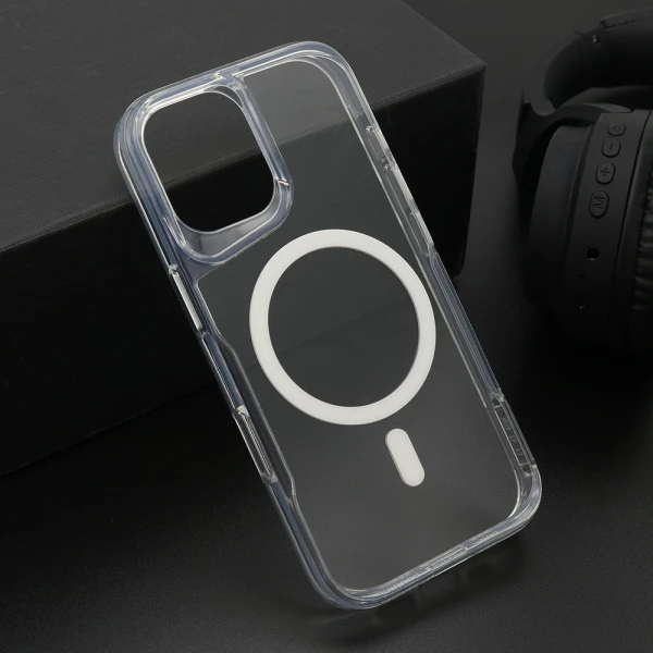 Futrola aura magsafe za iphone 17 (6.3) bela