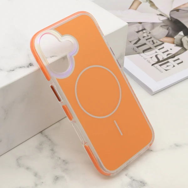 Futrola amber ring magsafe za iphone 17 (6.3) narandzasta