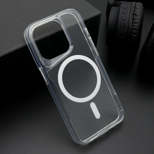 Futrola aura magsafe za iphone 15 pro (6.1) bela