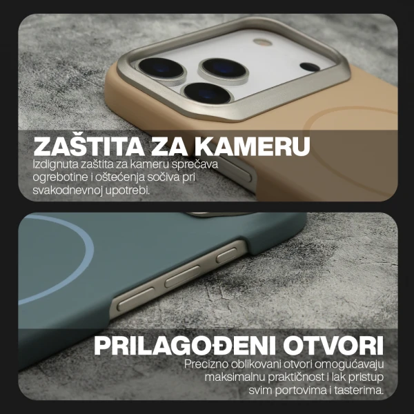 Futrola armor pc magsafe za iphone 17 pro (6.3) narandzasta