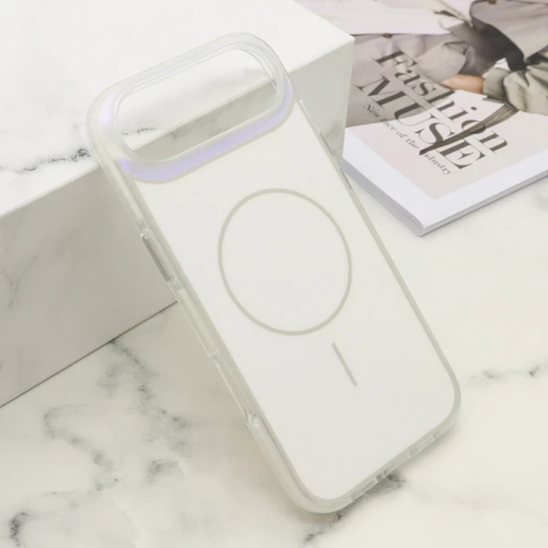 Futrola amber ring magsafe za iphone air (6.6) bela