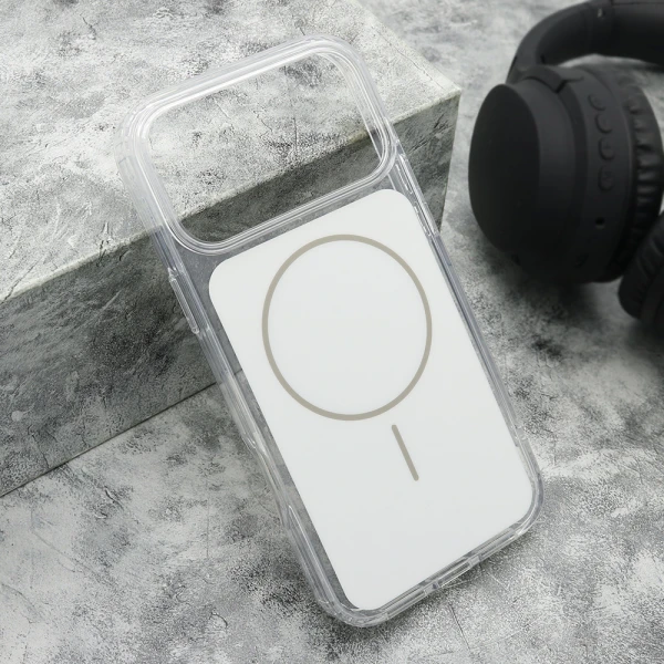 Futrola amber shine magsafe za iphone 17 pro max (6.9) bela