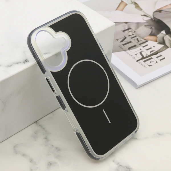 Futrola amber ring magsafe za iphone 17 (6.3) crna