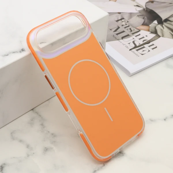 Futrola amber ring magsafe za iphone air (6.6) narandzasta