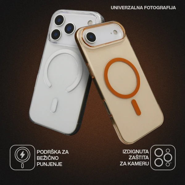 Futrola amber clear magsafe za iphone air (6.6) providna