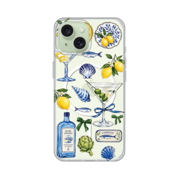 Torbica Print Magsafe za iPhone 15 6.1 Mediterranean Martini