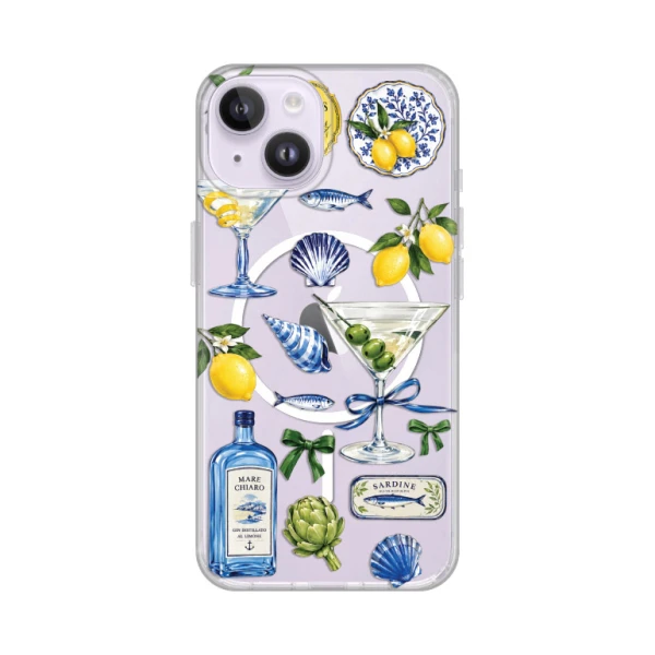 Torbica Print Magsafe za iPhone 13/14 6.1 Mediterranean Martini