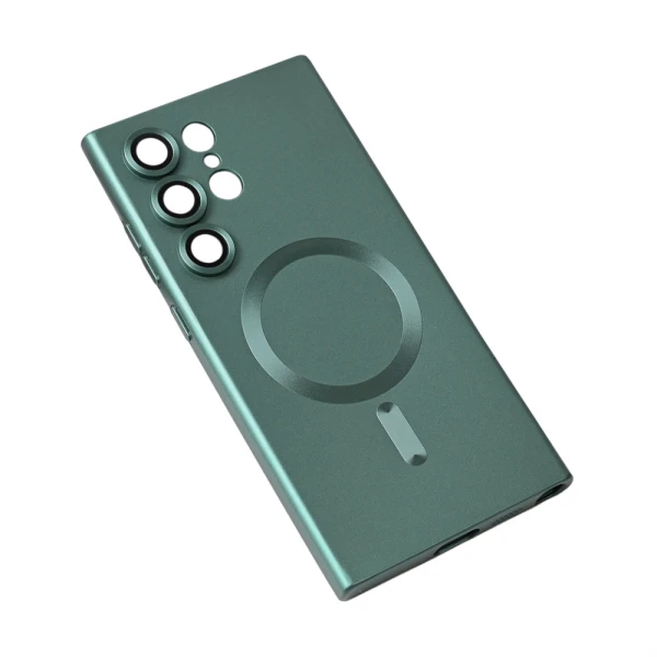 Torbica Magsafe Chrome za Samsung S928B Galaxy S24 Ultra tamno zelena