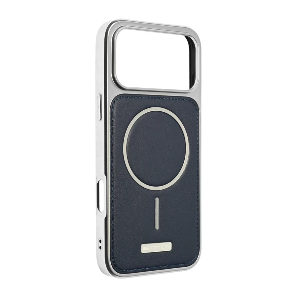 Torbica Magsafe Urban Leather za iPhone 17 Pro Max 6.9 tamno plava