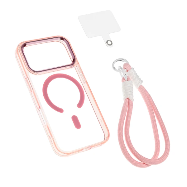 Torbica Magsafe Loop za iPhone 17 Pro 6.3 roze
