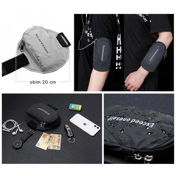 Torbica oko ruke EL10 6.5\'\' siva