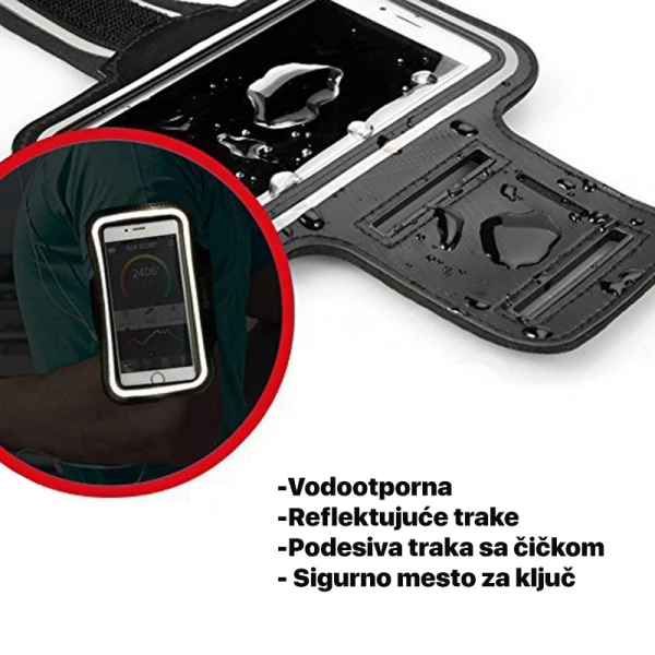 Torbica oko ruke EL1 6.5\'\' bela