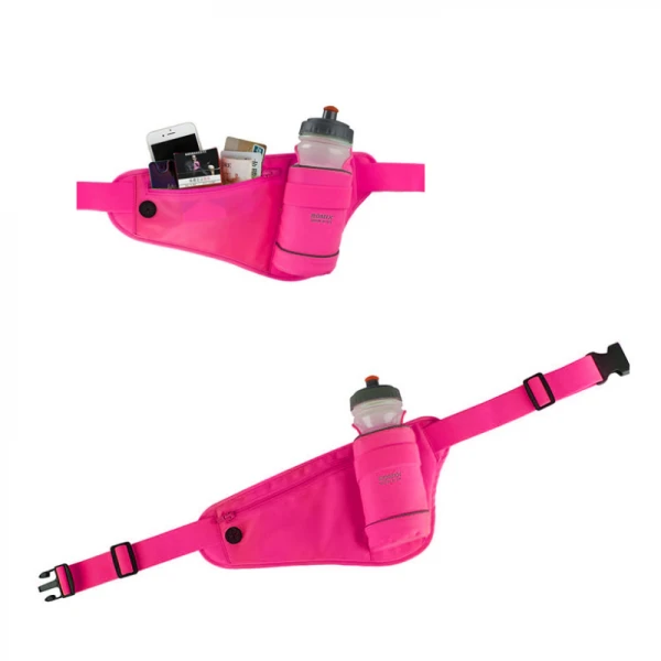 Torbica oko struka Romix RH23 za bidon pink