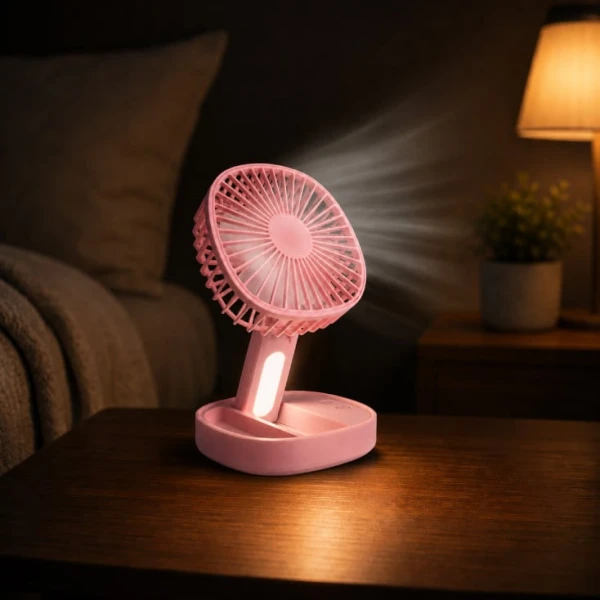 PROSTO roze stoni USB mini ventilator