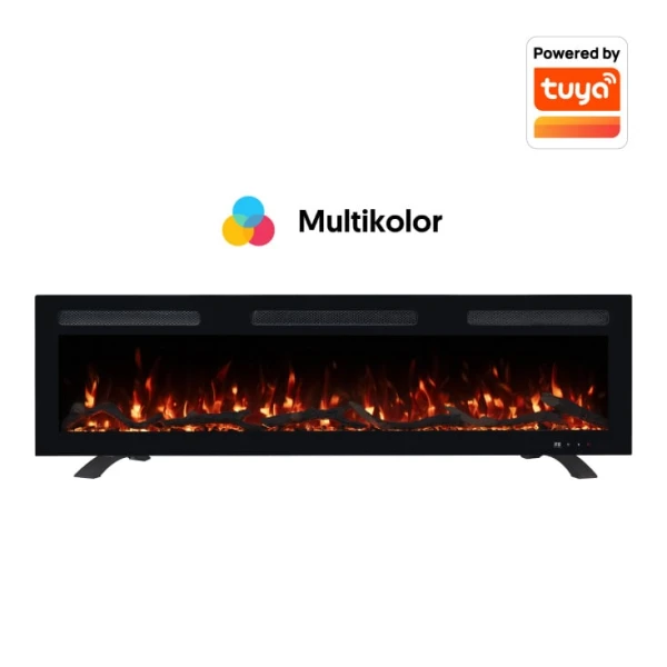 PROSTO smart el. 50'' 3u1 multikolor s. kamin 1800W