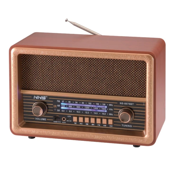 Retro RGB Bluetooth radio 8076BT