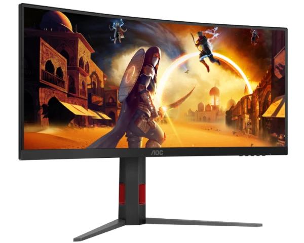 AOC 34 inča CU34G4Z WQHD 3440x1440 Fast VA 240 Hz FreeSync zakrivljeni gaming monitor 