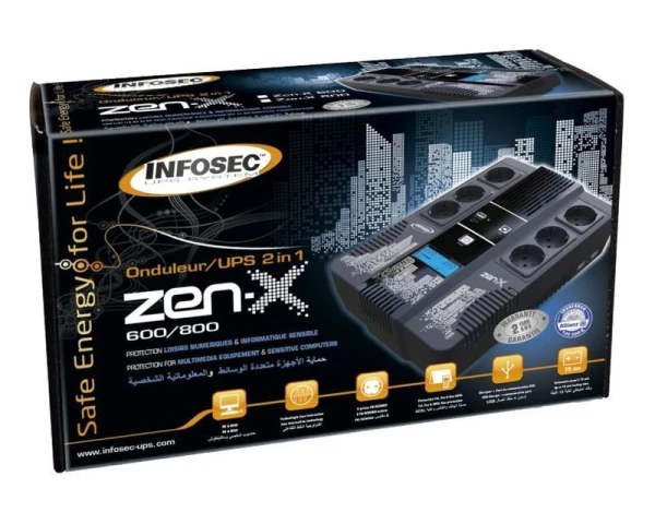 INFOSEC COMMUNICATION Zen-X 800 FRSCHUKO UPS 