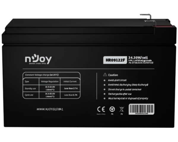 NJOY HR09122F baterija za UPS 12V 38.31Wcell (BTVACIUOCTD2FBT01B) 