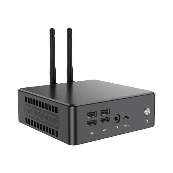 Mini PC Zeus MPI12 Intel i7-1255U 10C 4.7 GHz/DDR4/M.2/LAN/Dual WiFi/BT/HDMI/DP/Tip C power