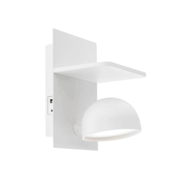 Zidna lampa 7W 3000K bela dimabilna