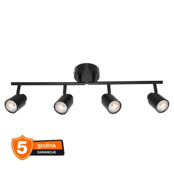 OSRAM PRIMAL crna spot lampa 4xGU10