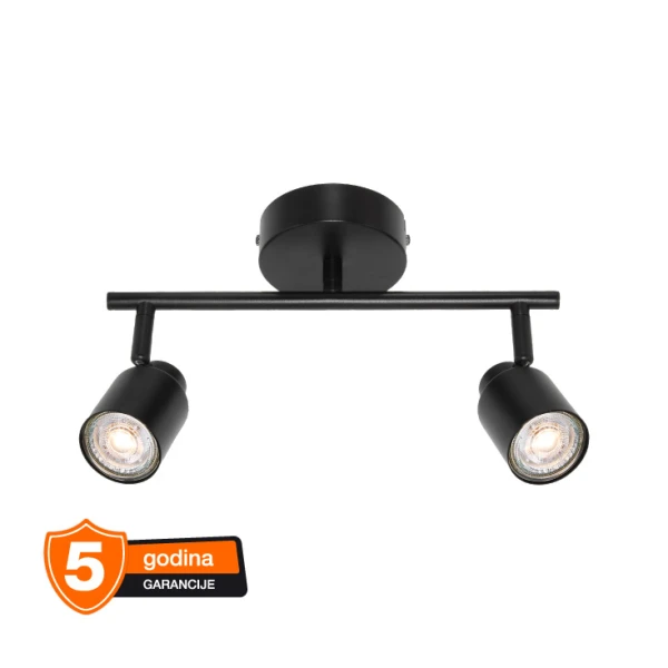 OSRAM PRIMAL crna spot lampa 2xGU10