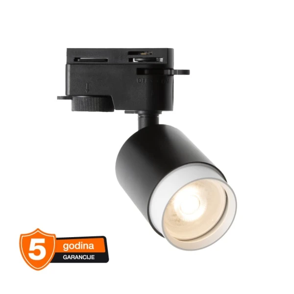OSRAM BEAM crni monofazni šinski reflektor 6W
