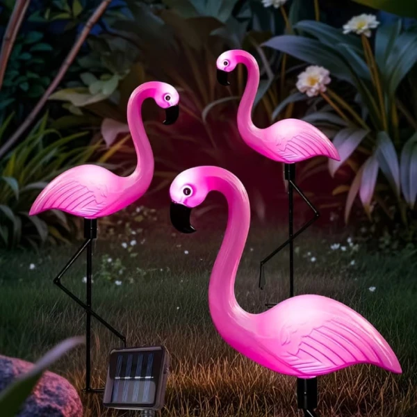 Solarna baštenska lampa ''flamingo'' - 3 kom.