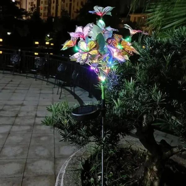 Solarna baštenska lampa ''leptiri''