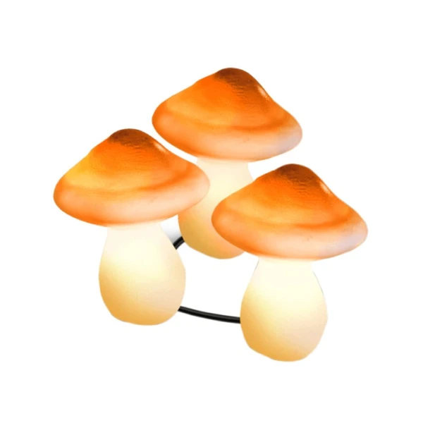Solarna baštenska lampa ''pečurka'' - 3 kom.