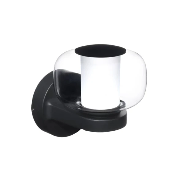 Zidna lampa 1xGU10 IP65 crna 180x150x180mm