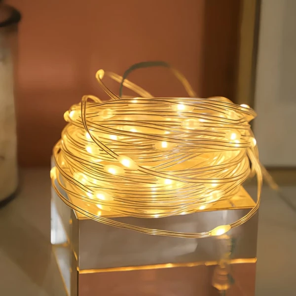 Svetleći niz sa 500 toplo belih LED dioda 35m