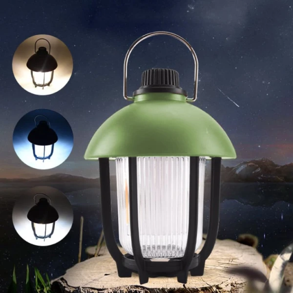 Prenosna LED punjiva lampa zelena
