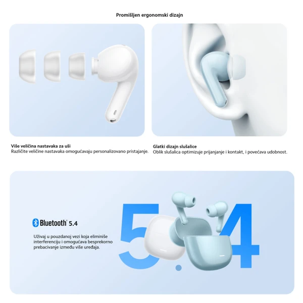 Bluetooth slusalice Xiaomi Redmi Buds 8 lite plave