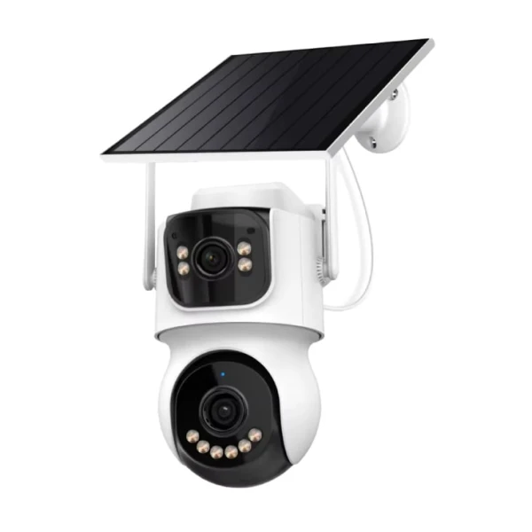 IP Wi-Fi solarna kamera sa dva objektiva, AOV 4MP