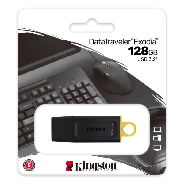 Kingston Data Traveler Exodia Onyx DTX USB flash memorija 128GB 3.2 crna