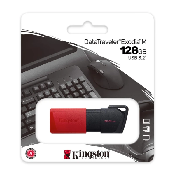 Kingston Data Traveler Exodia Onyx DTXM USB flash memorija 128GB 3.2 crna