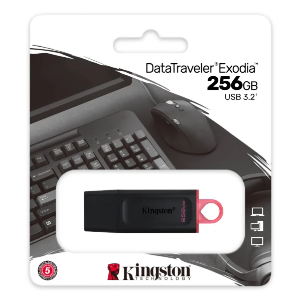 Kingston Data Traveler Exodia Onyx DTX USB flash memorija 256GB 3.2 crna