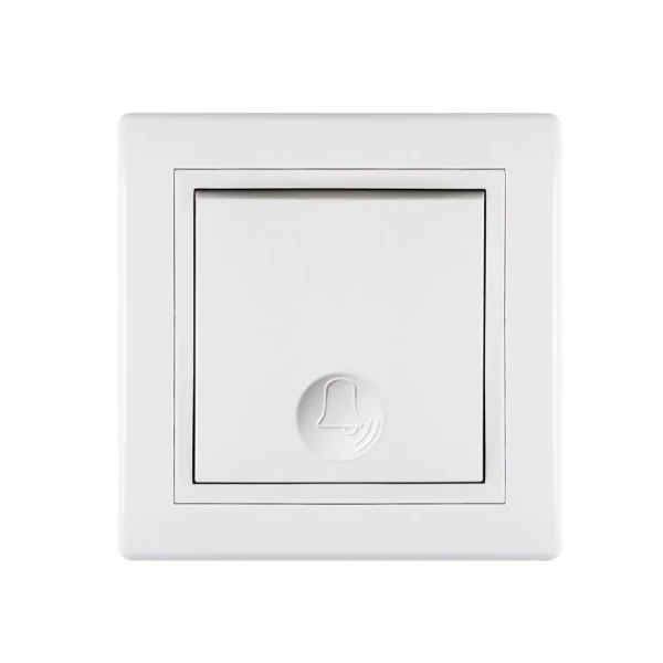 Taster sklopka za zvono 10A 250V beli