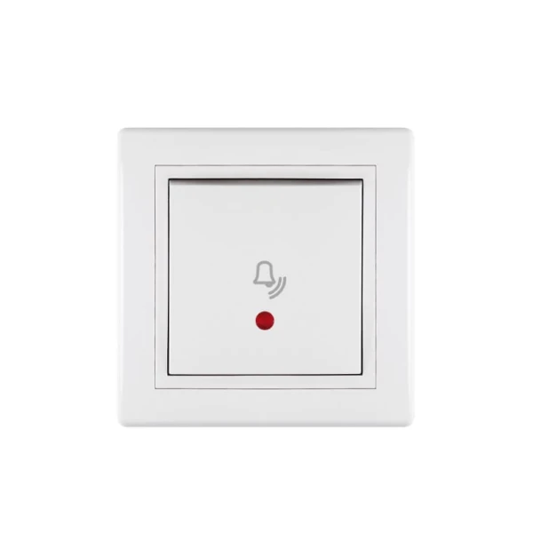 Taster za zvono sa indikacijom 10A 250V beli