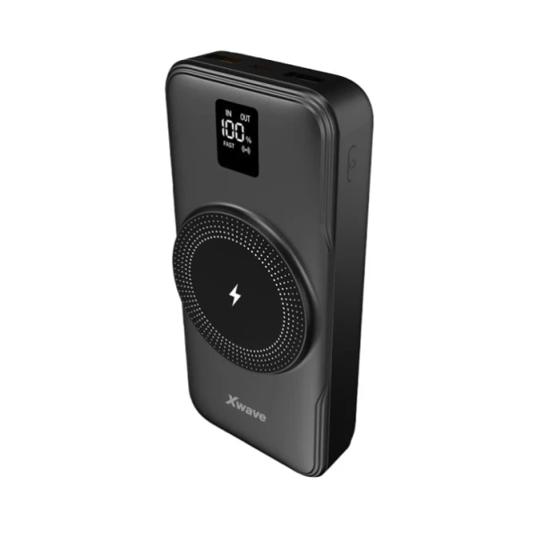Xwave Power bank eksterna baterija 20000mAh/20W/15W wireless/PD/QC3.0 (crna)