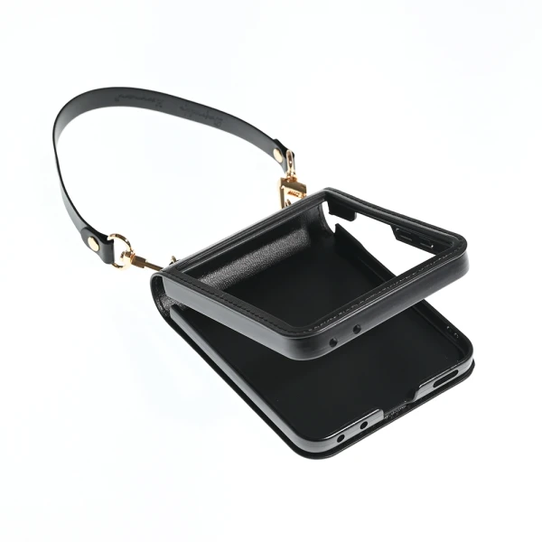 Torbica Hanman Canvas ORG za Samsung F776B Galaxy Z Flip 8 crna