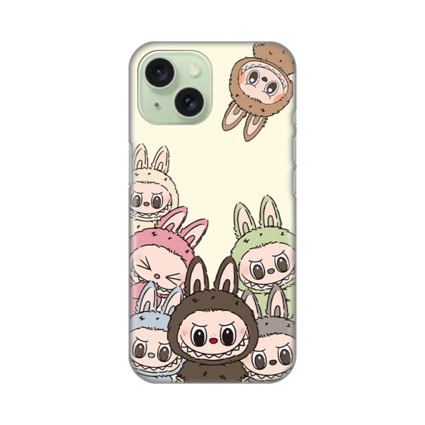 Torbica Silikonska Print za iPhone 15 6.1 La Bubu