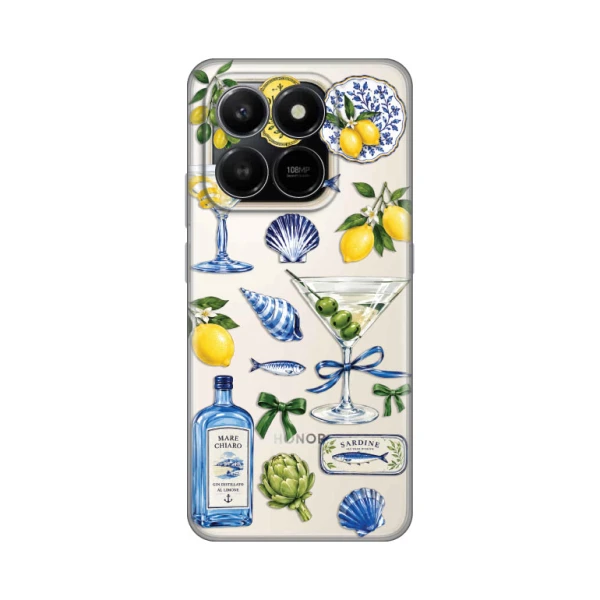 Torbica Silikonska Print za Honor X7d 4G/400 Smart 5G Mediterranean Martini