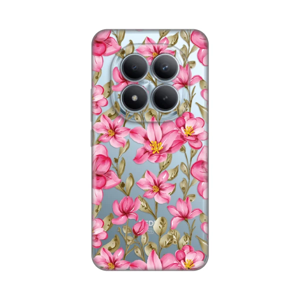 Torbica Silikonska Print za Xiaomi Redmi Note 15 Pro Plus 5G Magnolia