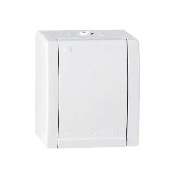 Dvopolna utičnica bela 16A 250V IP44