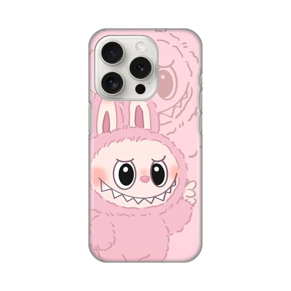 Torbica Silikonska Print za iPhone 15 Pro 6.1 La Bubu Pink