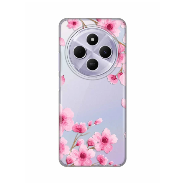 Torbica Silikonska Print Skin za Xiaomi Redmi 14C/Redmi A4 Rose Flowers