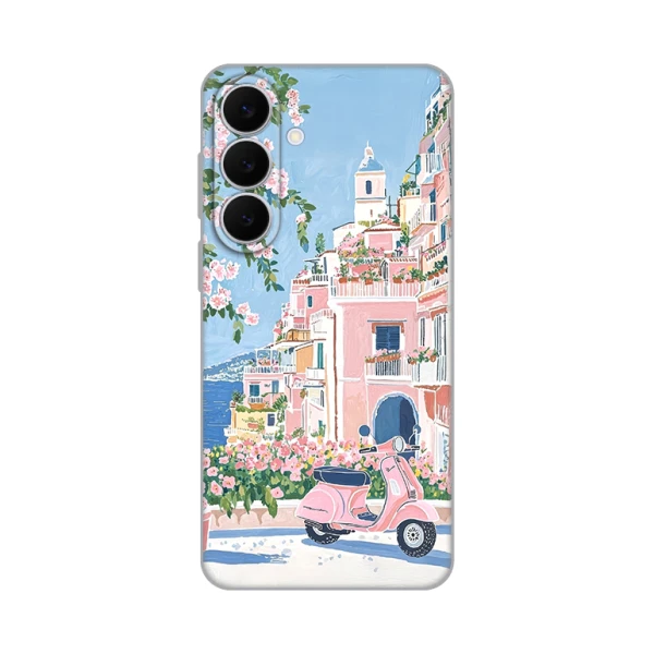 Torbica Silikonska Print za Samsung S731B Galaxy S25 Fe Pink Italy
